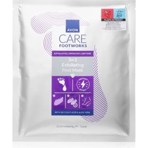 Avon Care Footworks regenererende sheet mask voor voeten en nagels 3in1 2x20 ml