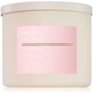 Bath & Body Works Rose + Lychee geurkaars 411 g