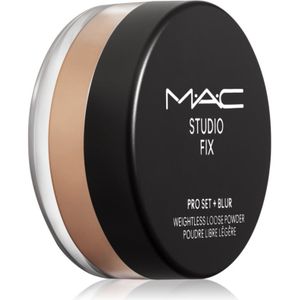 MAC Cosmetics Studio Fix Pro Set + Blur Weightless Loose Powder Matterende Fixerende Poeder Tint Dark 6,5 g