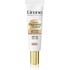 Lirene Derma Pigment Control Covering BB Cream SPF 50 Verhelderende BB Crème tegen Pigmentvlekken Tint 01 Light 30 ml