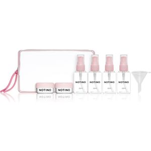 Notino - Travel Collection - Reisflesjes - Pink - Cosmeticaset