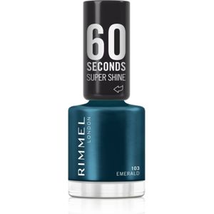 Rimmel - 60 Seconds Super Shine - Nagellak - Tint 103 Emerald - 8 ml