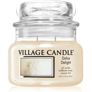 Village Candle Dolce Delight geurkaars (Glass Lid) 262 gr