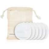 Tweezerman Accessories wasbare make-up-removerpads + etui 6 st