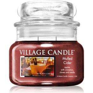 Village Candle Mulled Cider geurkaars (Glass Lid) 262 gr