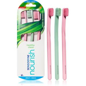 Sensodyne Nourish Healthy Clean tandenborstels 3 st