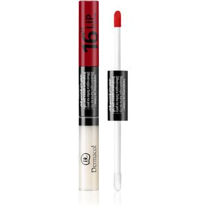 Dermacol 16H Lip Colour Langaanhoudende 2 fasen Lippenstift en Lipgloss Tint 04 4.8 gr