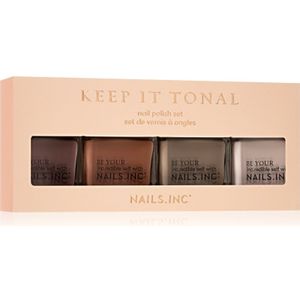 Nails Inc. Keep It Tonal Ombre - Cosmetica Set - 4 x 14 ml - Nagels