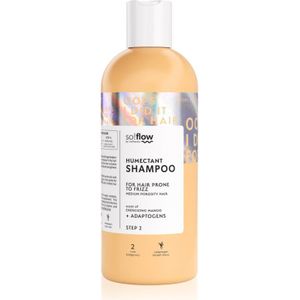 so!flow - Medium Porosity Hair Humectant Shampoo - Gladmakende Shampoo - 400 ml