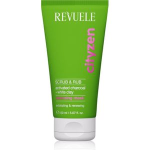 Revuele - Cityzen Scrub & Rub - Gezichtsmasker - Actieve Koolstof - 150 ml