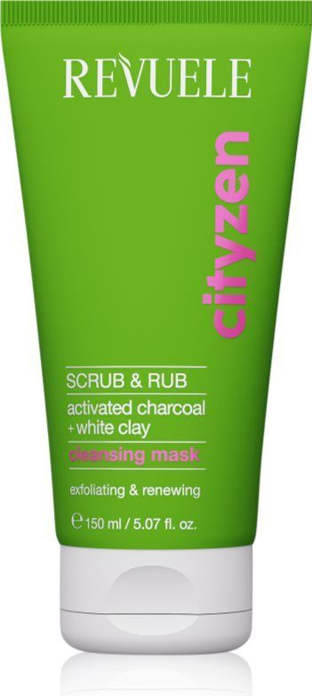 Revuele - Cityzen Scrub & Rub - Gezichtsmasker - Actieve Koolstof - 150 ml