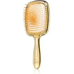 Janeke Gold Line Hairbrush with Mirror Haarborstel met Spiegeltje 21,5 x 9 cm 1 st