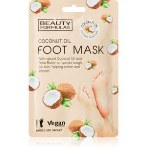 Beauty Formulas - Coconut Oil - Voetenmasker - 1 st