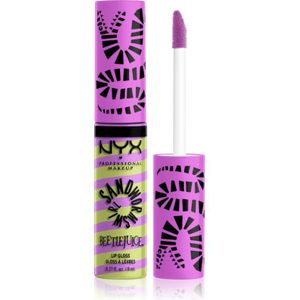 NYX Professional Makeup Beetlejuice Sandworm Swirl Stralende Lipgloss Tint 02 Purple 8 ml