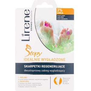 Lirene Foot Care regeneratie van de voeten in twee stappen Peeling + Masker in Sokkenvorm (3% Urea) 1 st