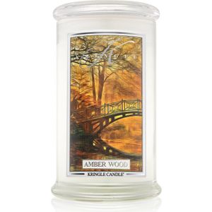 Kringle Candle Amber Wood geurkaars 624 g