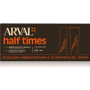Arval - Half Times Fast Tanning Bottle + Tube Set - Beschermende Olie - Unisex