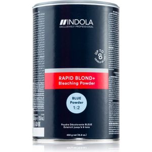 Indola - Rapid BLOND+ - Bleaching Powder - Tint Blue - 450 g