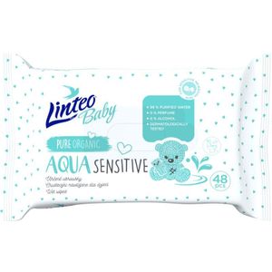 Linteo Baby Aqua Sensitive Tedere Vochtige Babydoekjes 48 st