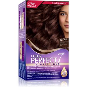 Wella - Color Perfect Sunset Hour - Haarkleuring - Reddish Brown - Permanente Formule