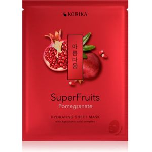KORIKA - SuperFruits Pomegranate - Gezichtsmasker - Hydraterend - 25 gr