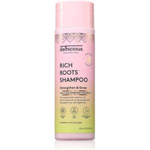 delhicious RICH ROOTS Strengthen & Moisturise Shampoo Versterkende Shampoo met Hydraterende Werking 250 ml