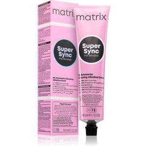 Matrix Super Sync Pre-Bonded demi-permanente haarkleuring Tint 4A Ash Dark Brown 90 ml