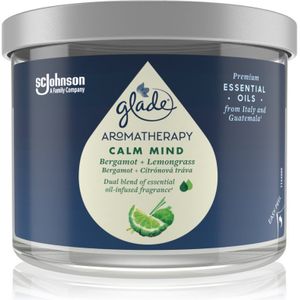 GLADE Aromatherapy Calm Mind geurkaars Bergamot + Lemongrass 260 gr
