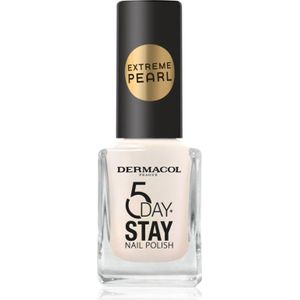 Dermacol 5 Day Stay Extreme Pearl Nagellak met Parelmoer Glans Tint 1 11 ml