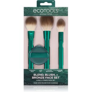 EcoTools Blend, Blush and Bronze Face Set Penselen Set