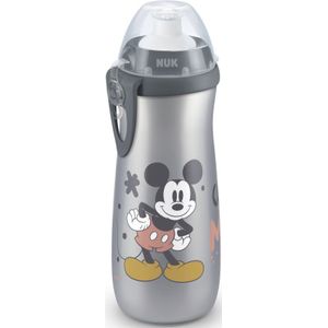 NUK First Choice Mickey Mouse kinderfles 36m+ Grey 450 ml