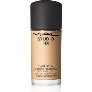 MAC Cosmetics Mini Studio Fix Fluid SPF 15 24HR Matte Foundation + Oil Control Matterende Make-up SPF 15 Tint NC17 15 ml