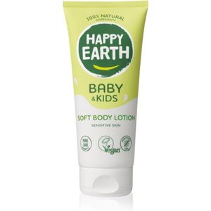 Happy Earth 100% Natural Soft Bodylotion for Baby & Kids Crème voor Kinderen 200 ml