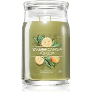 Yankee Candle Sage & Citrus geurkaars Signature 567 g
