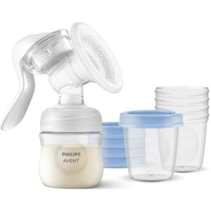 Philips Avent Breast Pumps SCF430/30 + VIA borstkolf + reservoir 1 st