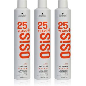 Schwarzkopf Professional - Osis+ Session - Haarlak - 3x500 ml - Extra Sterke Fixatie