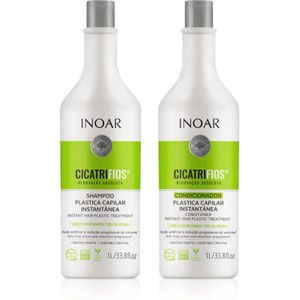 INOAR - CicatriFios Set - Cosmetische Set - 2x1000 ml - Voor Beschadigd Haar