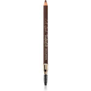 L.A. Girl Cosmetics Featherlite Langaanhoudende Wenbrauw Potlood met Borstel Tint Medium Brown 1.1 g