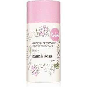 Kvitok Morning dew Ranní rosa deodorant crème voor Gevoelige Huid 42 ml