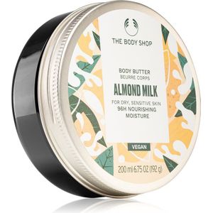 The Body Shop Almond Milk Voedende Lichaamsboter  voor Droge en Gevoelige Huid 200 ml