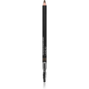 Aden Cosmetics Luxury Eyebrow Liner Oogpotlood met Borstel Tint Dark Brown 1 g