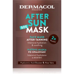 Dermacol After Sun Kalmerende en Hydraterende Masker After Sun 2x8 ml