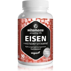 Vitamaze - Iron 20 mg - Capsules - 90 stuks - Ter Bevordering van de Bloedvorming