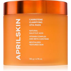 APRILSKIN Carrotene Clarifying Vita Pads Reinigende Pads voor Vette Huid met Acne Neiging 60 st