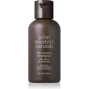 John Masters Organics Citrus & Geranium Daily Nourishing Shampoo Voedende Shampoo vegan Citrus 60 ml