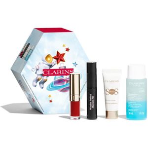Clarins - Make-up Iconic Collection Gift Set - Cosmetica Set - Rood - Diverse Producten