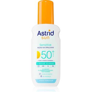 Astrid Sun Sensitive Zonnebrandmelk in Spray SPF 50+ met Hoge UV Bescherming 150 ml