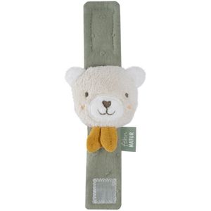 BABY FEHN fehnNATUR Wrist Rattle Bear rammelaar voor op hand 1 st