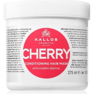 Kallos KJMN Professional Haarmasker - Cherry - 275 ml - Voor Beschadigd Haar