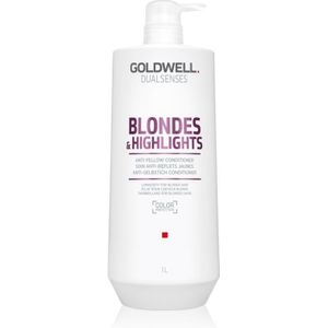 Goldwell Dualsenses Blondes & Highlights conditioner voor blond haar neutraliseert gele Tinten 1000 ml